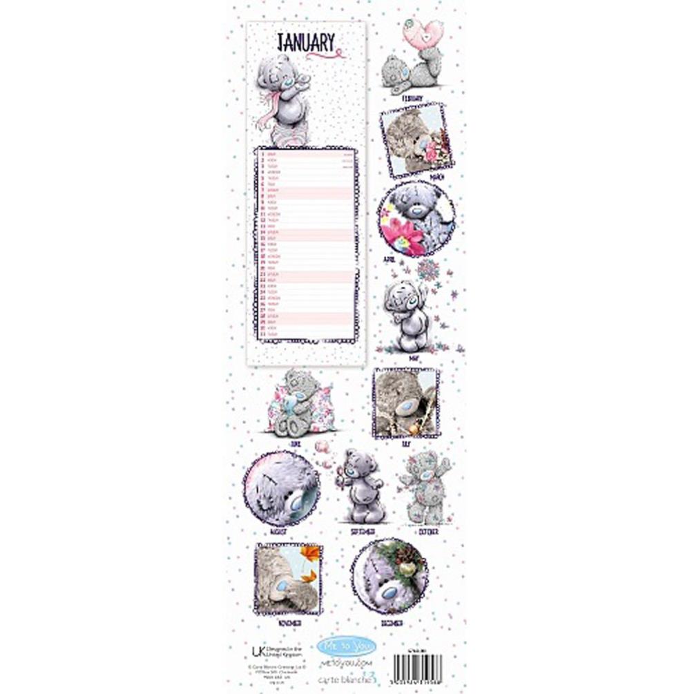 2017 Me to You Bear Slim Calendar Extra Image 2